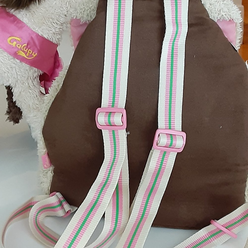 Diddl Galupy Horse Plush, Depesche Germany, crown, pink ribbon, 14" -RARE - Picture 5 of 11